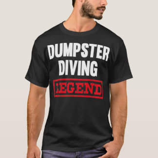 Dumpster Diving Legend afvalduiker T-shirt