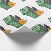 Dumpster Fire 2020 Cadeaupapier (Hoek)