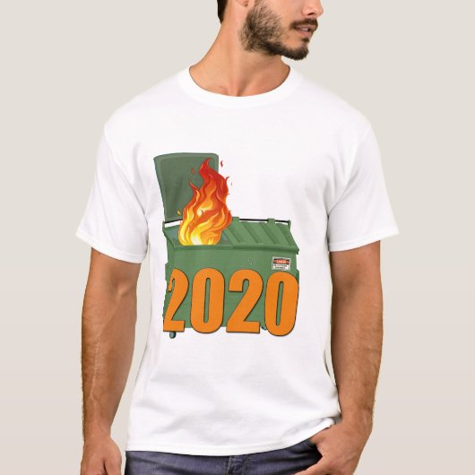 Dumpster Fire 2020 T-shirt (Voorkant)