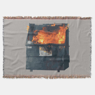 Dumpster Fire - grappige warboel Deken