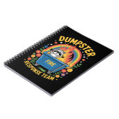 Dumpster Fire Response Team Sarcasm Meme Funny  Notitieboek (Linkerzijde)