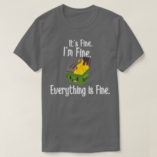 Dumpster Fire T-shirt (Design voorkant)