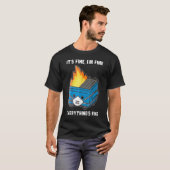 Dumpster Fire T-shirt (Voorkant volledig)