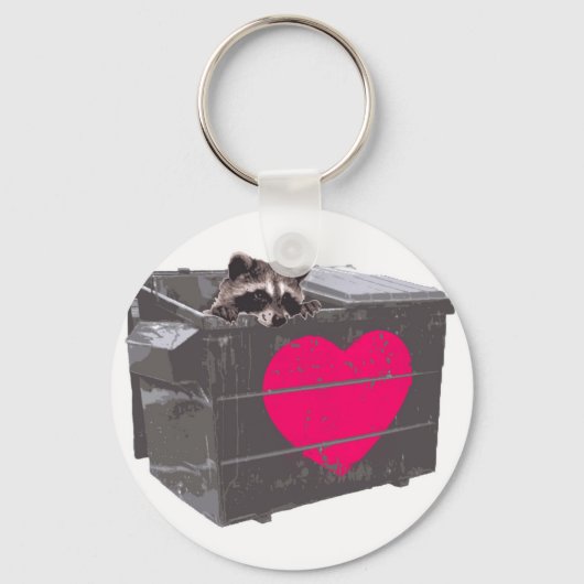 Dumpster Love Sleutelhanger (Voorkant)
