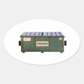 Dumpster Ovale Sticker