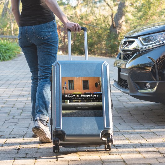 Dumpster-verhuurbedrijf voertuig reclamebedrijf sticker (Koffer Insitu)