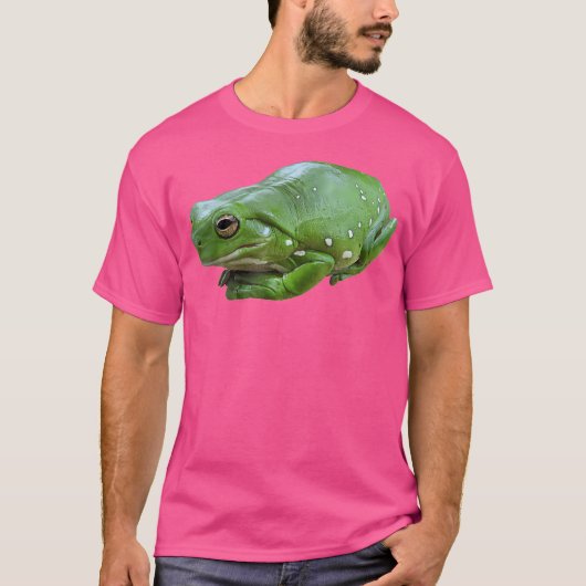 Dumpy Tree Frog White's Tree Frog Amfibie T-shirt (Voorkant)