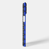 Dun blauwe lijn politie Case-Mate iPhone case (Achterkant / Rechts)