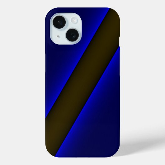 Dun blauwe lijn politie Case-Mate iPhone case (Achterkant)