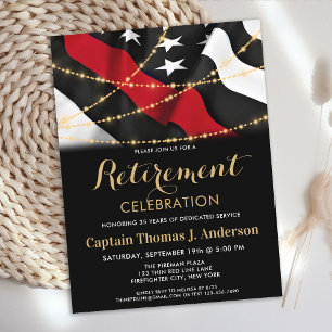 Dun. brandweerkazerne met rode lijn briefkaart