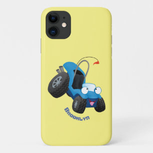 Dun buggy off road vehicle cartoon iPhone 11 hoesje