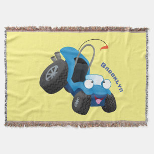 Dun buggy off road vehicle cartoon deken