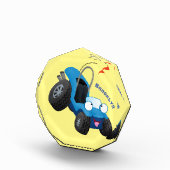 Dun buggy off road vehicle cartoon fotoblokken (Rechts)