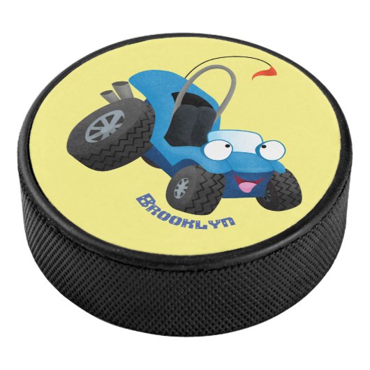 Dun buggy off road vehicle cartoon hockey puck (3/4)