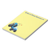 Dun buggy off road vehicle cartoon notitieblok (Gedraaid)