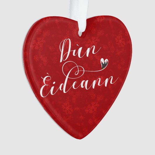 Dùn Èideann Drapeau Coeur, Édimbourg (devant)