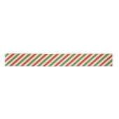 Dun  Elegant Kerst Candy Cane Lint (Voorkant)