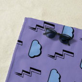 Dun en bliksem strandlaken (In situ)