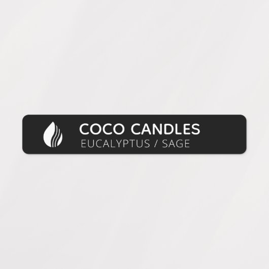 Dun. kaarsenetiket labels (Design 1)