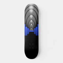 Dun-lijn van politie skateboard