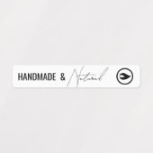 Dun Modern Jar Tamper-Proof Seal Label (Design 1)