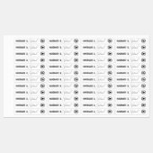 Dun Modern Jar Tamper-Proof Seal Label (Vel)