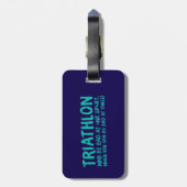 Dun. triathlon bagagelabel (Achterkant verticaal)