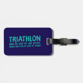 Dun. triathlon bagagelabel (Achterkant horizontaal)