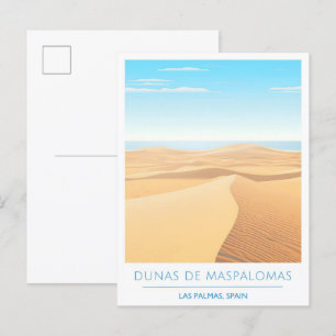 Dunas de Maspalomas Las Palmas Spanje Reizen Briefkaart