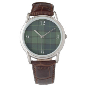 Dunbar Clan Scottish Highlands Tartan Watch Horloge