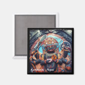 Dunbar Square, Kathmandu, Nepal - Heruka Magneet (Voorkant / Achterkant)