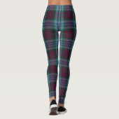 Dunbroch Paars Blue Tartan Leggings (Achterkant)