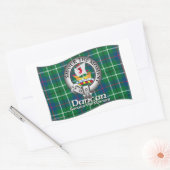 Duncan Clan Rechthoekige Sticker (Envelop)
