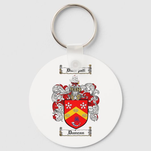 DUNCAN FAMILY CREST - DUNCAN COAT OF ARMS SLEUTELHANGER (Voorkant)