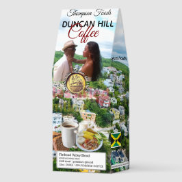 DUNCAN HILL Coffee, 12oz Bag, Dark Roast, Flath