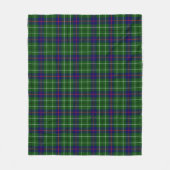 Duncan Modern Plaid Fleece Deken (Voorkant)