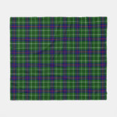 Duncan Modern Plaid Fleece Deken (Voorkant (Horizontaal))