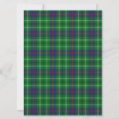 Duncan Scottish Wedding Invitation Kaart (Achterkant)