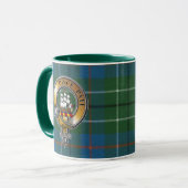 Duncan Tartan & Badge Mok (Voorkant links)
