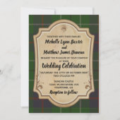 Duncan Tartan Faire-part de mariage (Devant)