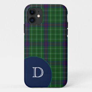 Duncan Tartan Plaid Monogram iPhone 5S Hoesje
