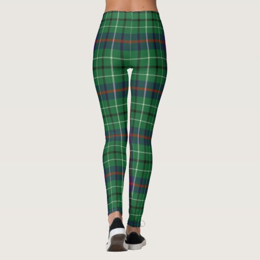 Duncan Tartan Scottish Clan Pset Pattern Leggings (Achterkant)
