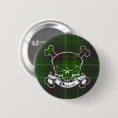 Duncan Tartan Skull Button (Voorkant /achterkant)