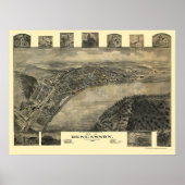 Duncannon, PA Panoramic Map - 1903 Poster (Voorkant)