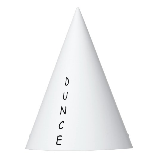 Dunce pet feesthoedjes (Voorkant)