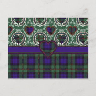 Dundas Scottish tartan Briefkaart