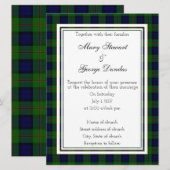 Dundas Scottish Wedding Invitation Kaart (Voorkant / Achterkant)