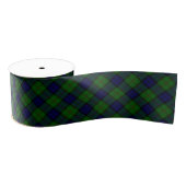 Dundas tartan blue green plaid grosgrain lint (Spoel)