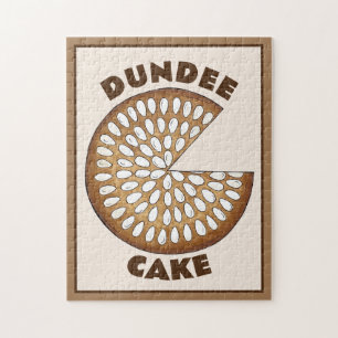 Dundee Cake Scotland Scottish Food Fruit Cake Legpuzzel