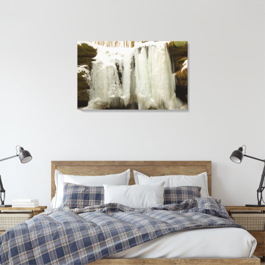 Dundee Herfsten in Winter, Ohio Canvas Afdruk (Insitu (Slaapkamer))